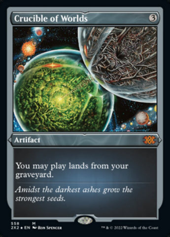 Crucible of Worlds (Foil Etched) [Double Masters 2022]