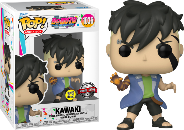 Kawaki POP! figure. Boruto NNG Special Edition Glow in the Dark (1036)