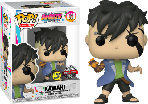 Kawaki POP! figure. Boruto NNG Special Edition Glow in the Dark (1036)