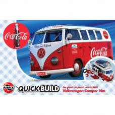 AIRFIX QUICKBUILD COCA-COLA VW CAMPER VAN