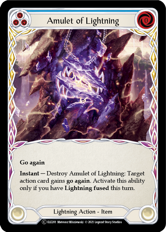 Amulet of Lightning [U-ELE201] Unlimited Normal