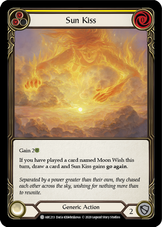 Sun Kiss  (Yellow) [ARC213] Unlimited Rainbow Foil