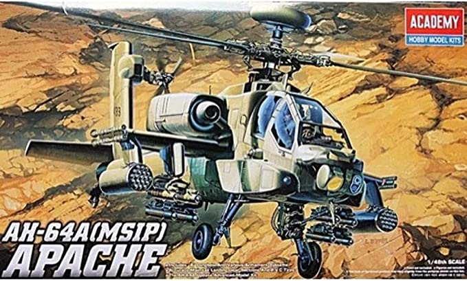 Academy 12262 1/48 AH-64A Apache Plastic Model Kit