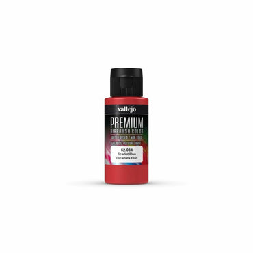 Vallejo Premium Colour - Fluorescent Scarlet 60 ml