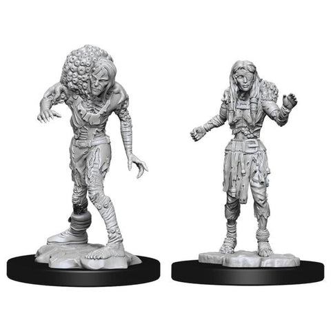 Miniature - D&D - Unpainted Drowned Assassin & Drowned Asetic