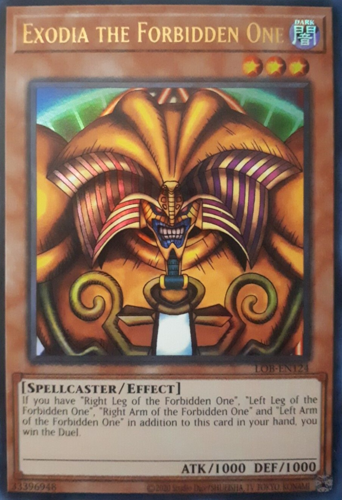 Exodia the Forbidden One [LOB-EN124] Ultra Rare