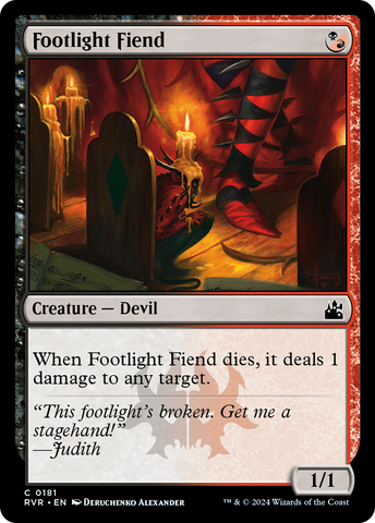 Footlight Fiend [Ravnica Remastered]