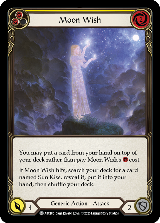 Moon Wish (Yellow) [ARC186] Unlimited Rainbow Foil