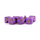 MDG 16mm Sharp Edge Silicone Rubber Polyhedral Dice Set: Regal Ricochet