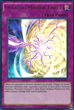 Quaking Mirror Force [BOSH-EN076] Ultra Rare