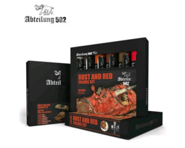 Abteilung 502 Oil Sets - Rust and Red Colors Set