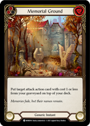 Memorial Ground (Yellow) (Rainbow Foil) [MON304-RF] 1st Edition Rainbow Foil