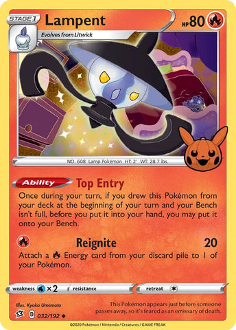 Lampent (032/192) [Trick or Trade]