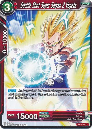 Double Shot Super Saiyan 2 Vegeta [BT2-010]