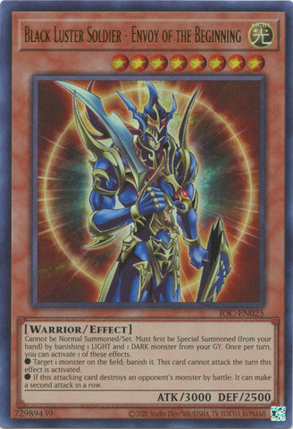 Black Luster Soldier - Envoy of the Beginning [IOC-EN025] Ultra Rare