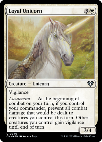 Loyal Unicorn [Commander Masters]