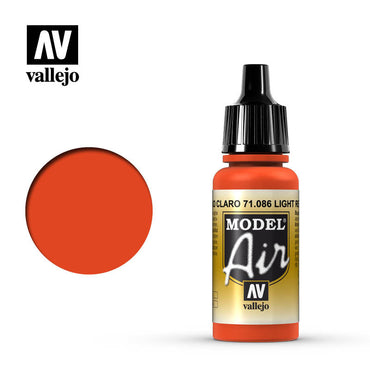 Vallejo Model Air - Light Red 17 ml