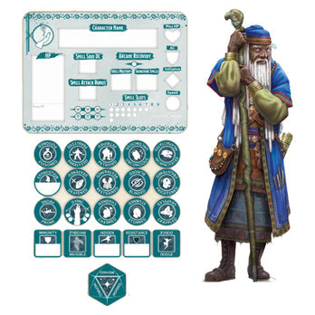 Dungeons & Dragons D&D Class Token Set Wizard