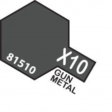 TAMIYA ACRYLIC MINI X-10 GUN METAL