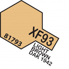 TAMIYA MINI XF-93 LIGHT BROWN DAK 1942