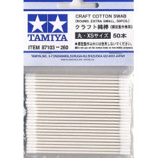 TAMIYA CRAFT COTTON SWAB (RD,XS*50)