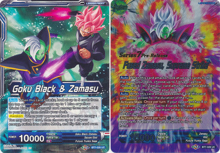 Goku Black & Zamasu // Fused Zamasu, Supreme Strike [BT7-026_PR]
