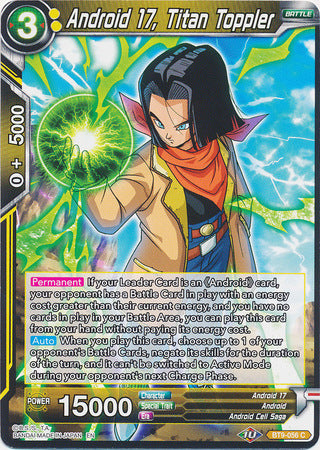 Android 17, Titan Toppler [BT9-056]