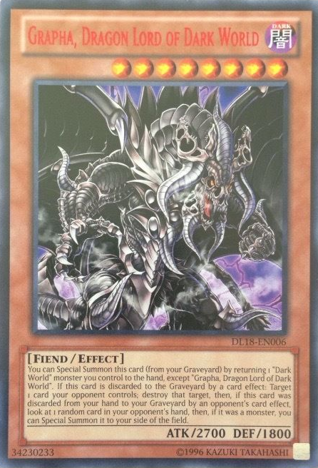 Grapha, Dragon Lord of Dark World (Red) [DL18-EN006] Rare