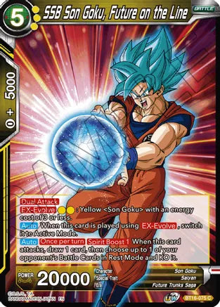 SSB Son Goku, Future on the Line (BT16-075) [Realm of the Gods]