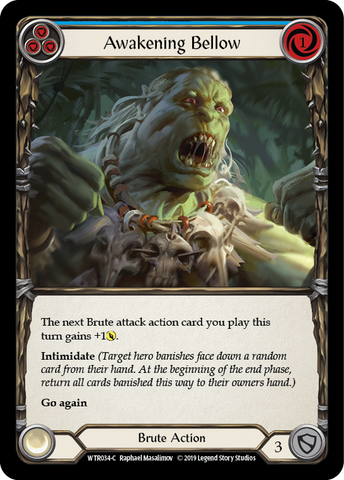 Awakening Bellow (Blue) [WTR034-C] Alpha Print Normal