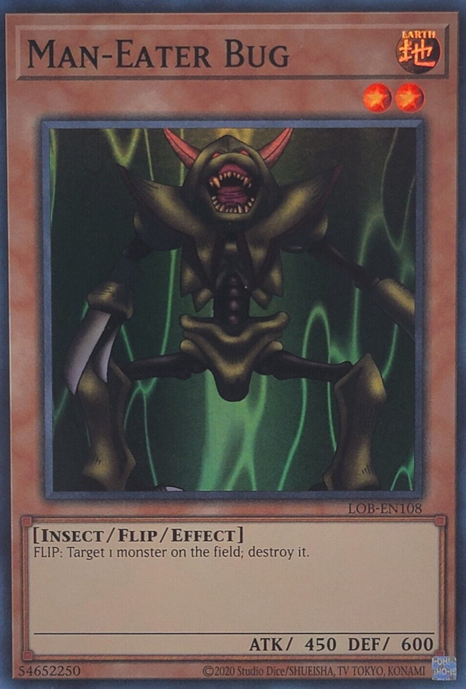 Man-Eater Bug [LOB-EN108] Super Rare
