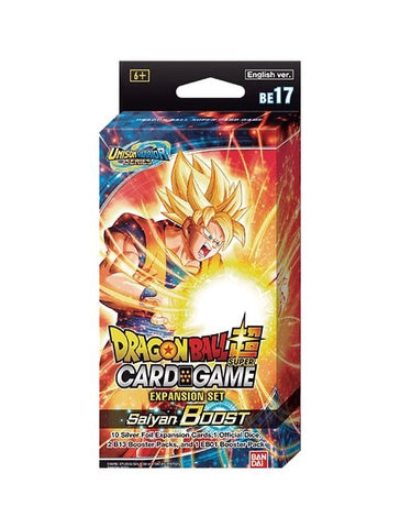Dragon Ball Super Expansion Set display (BE17) Saiyan Booster