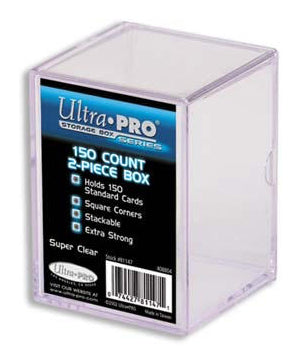 Ultra Pro Storage Box - 150ct 2-Piece Clear