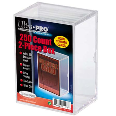 Ultra Pro Storage Box - 250ct 2-Piece Clear