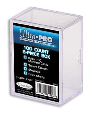 Ultra Pro Storage Box - 100ct 2-Piece Clear