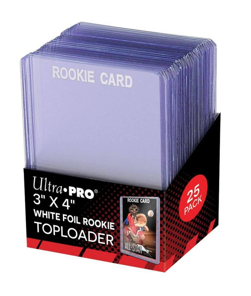 Ultra Pro Toploader 3"x 4" (ROOKIE - White) (25pk)