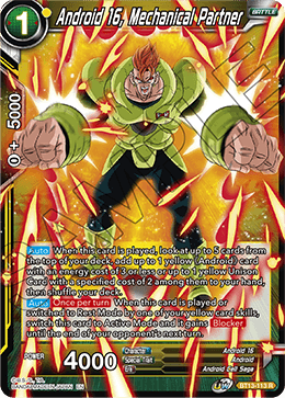 Android 16, Mechanical Partner (Rare) [BT13-113]