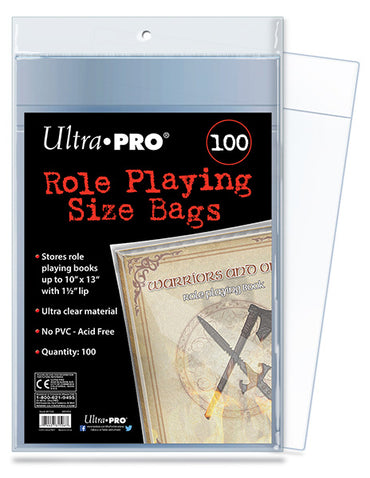Ultra Pro Comic Bags Role Playing Size