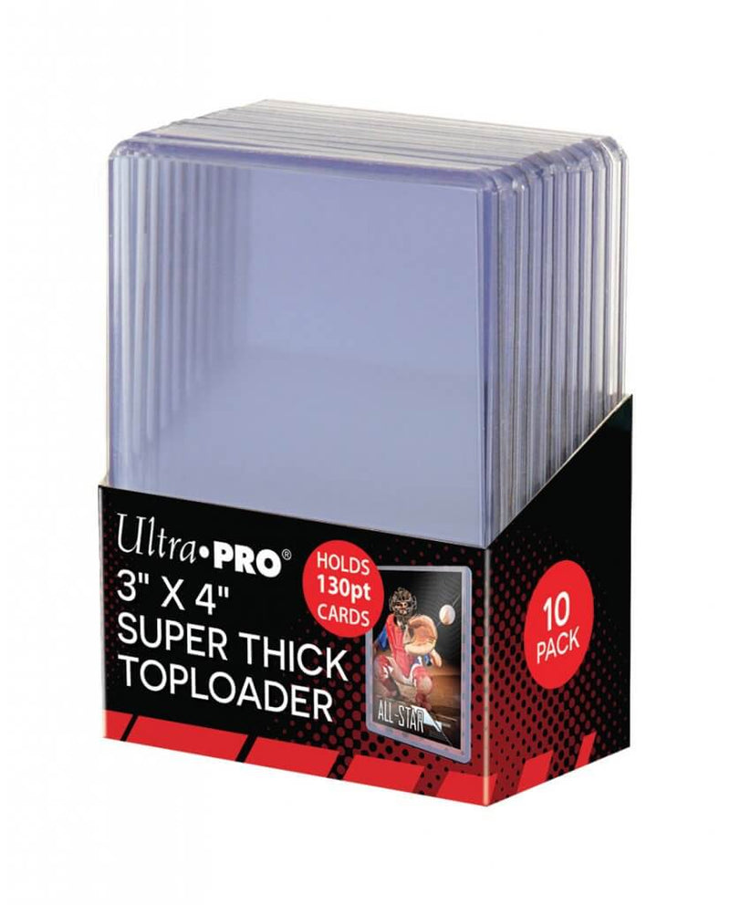 Ultra Pro Toploader 3"x 4" 130pt (10pk)