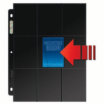 Ultra Pro Pages 18 pocket (side loading) black