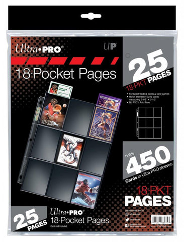 Ultra Pro Pages 18 pocket pages