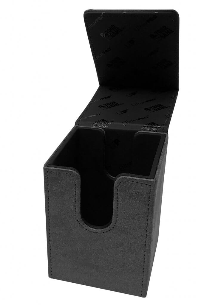 Ultra Pro Deck Box Suede Alcove Flip - Jet