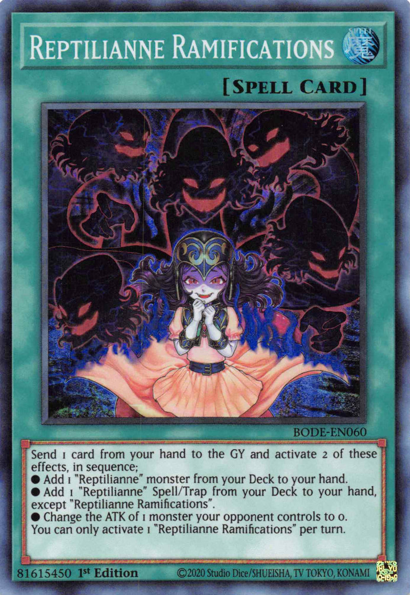 Reptilianne Ramifications [BODE-EN060] Super Rare