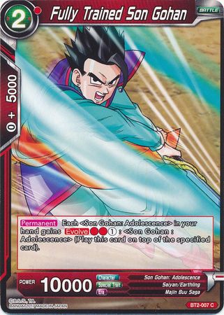 Fully Trained Son Gohan [BT2-007]