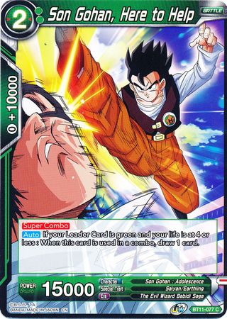 Son Gohan, Here to Help [BT11-077]