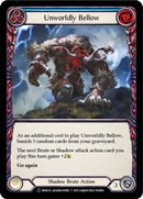 Unworldly Bellow (Blue) (Rainbow Foil) [U-MON152-RF] Unlimited Rainbow Foil