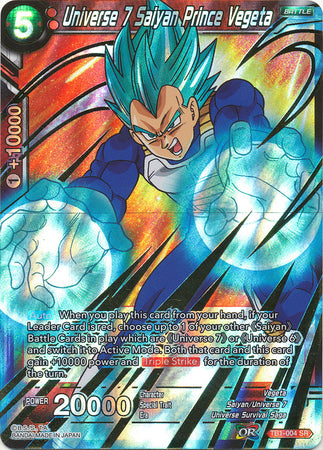 Universe 7 Saiyan Prince Vegeta [TB1-004]