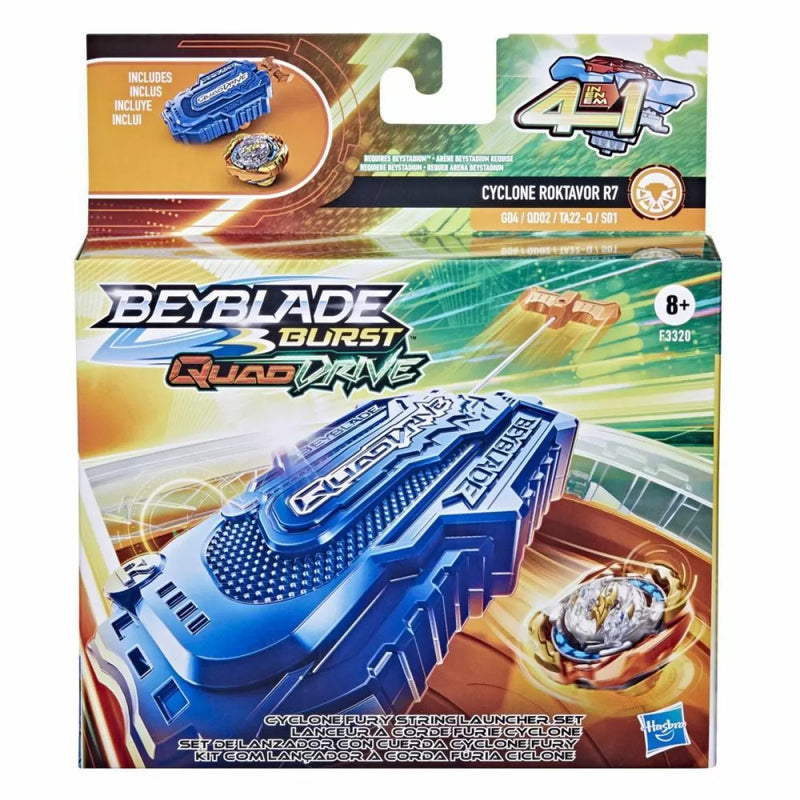 Beyblade - Quad Drive Cyclone Fury String Launcher Set