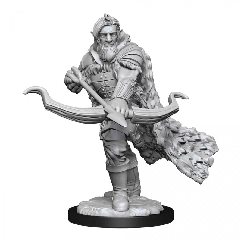 Miniature - D&D - Unpainted Firbolg Ranger Male