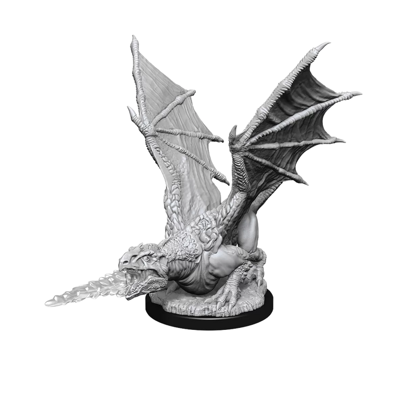 D&D Nolzurs Marvelous Unpainted Miniatures - White Dragon Wyrmling